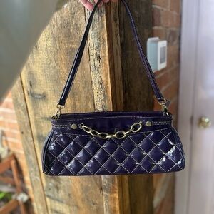 Purple shoulder bag